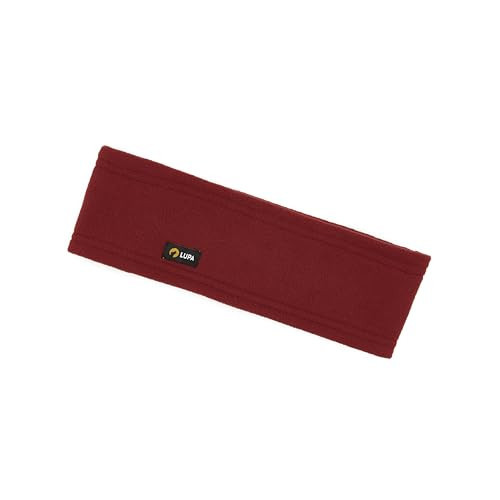 Lupa Unisex Triple-Layer Micro Fleece Headband - Ear Warmer - Burgundy (New) | Amazon (US)