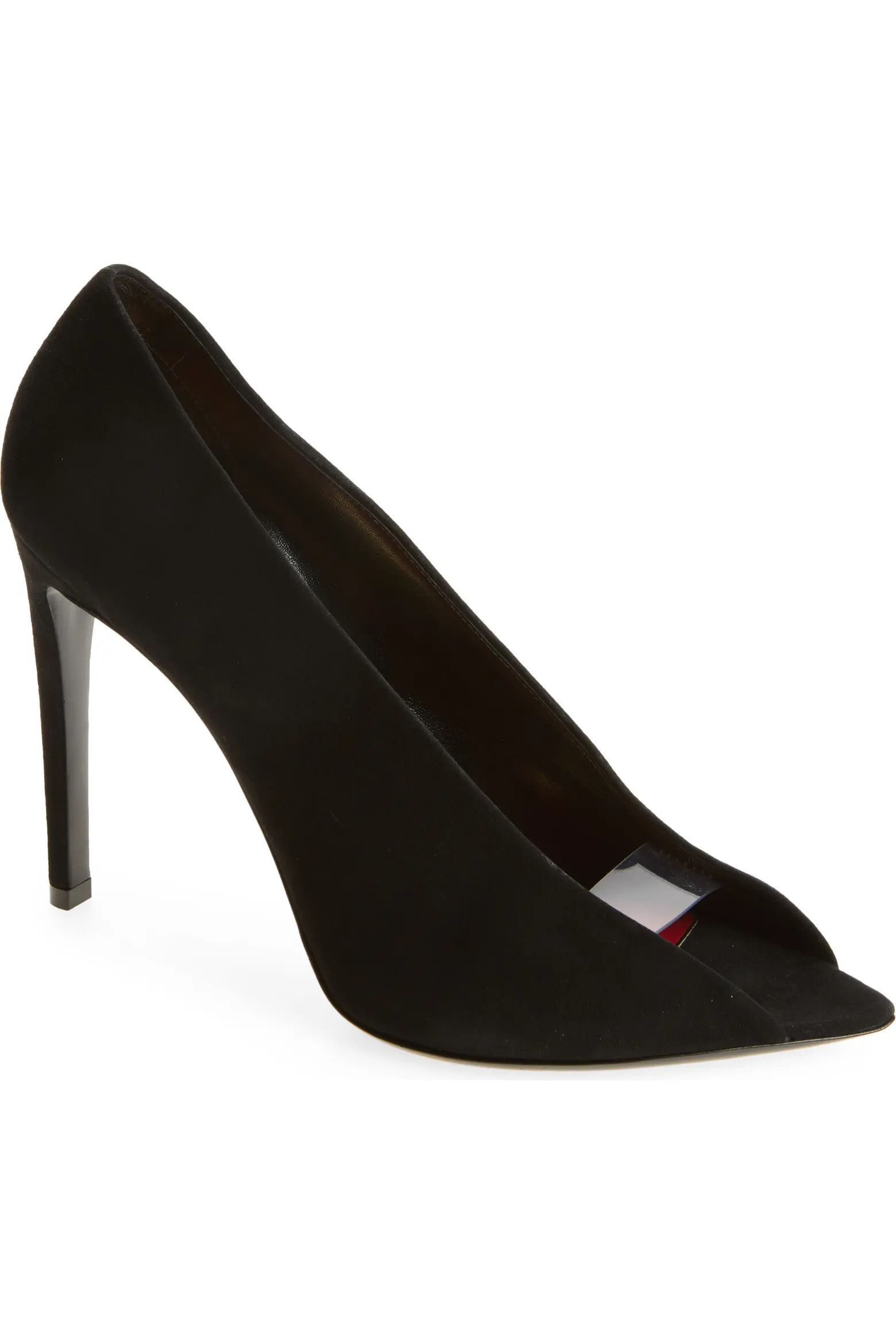 Open Toe Révélé Suede Pump (Women) | Nordstrom | Nordstrom