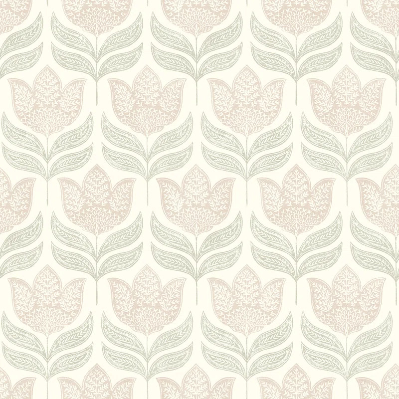 Silvio Prepasted Floral Double Roll | Wayfair North America