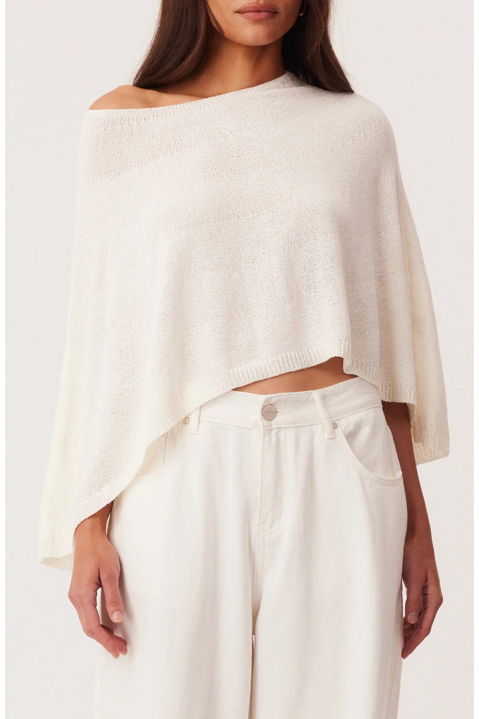 Misty Knit Off the Shoulder Poncho (Women) | Nordstrom | Nordstrom