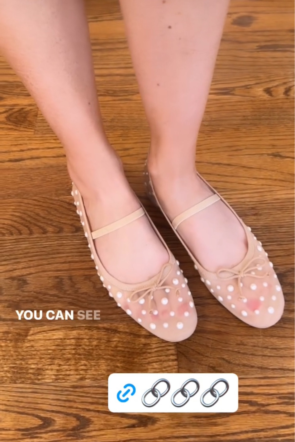Pearl ballet flats