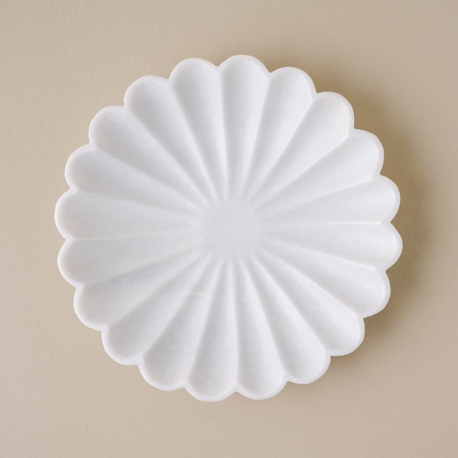 Scalloped Marble Accent Bowl | Magnolia