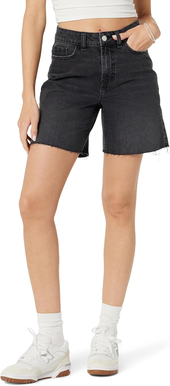 The Drop Women's Mari Long Relaxed Denim Short | Amazon (US)