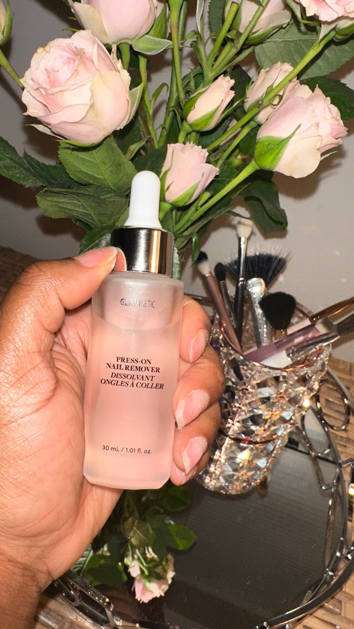 I found a healthier alternative than popping off my press-on nails: Glamnetic Press-On Nail Remover 💅🏾✨

This took about 10-minutes total with two rounds for some stubborn glue. 

Adding this nail remover to my routine as part of my journey to healthy nails 🫶🏾

#Glamnetic #PressOns #Nails #SoakOff #LeahGlows @ulta 

#LTKstorytime #LTKBeauty #LTKselfcare
