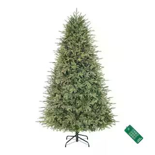 7.5 ft. Pre-Lit LED Grand Duchess Twinkling Balsam Fir Artificial Christmas Tree | The Home Depot