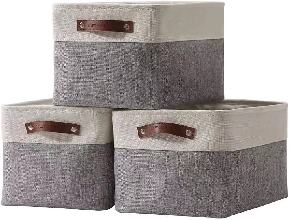 DECOMOMO Storage Bins | Fabric Storage Basket for Shelves for Organizing Closet Shelf Nursery Toy... | Amazon (CA)