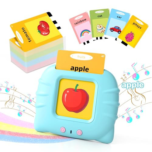 Talking Flash Cards for Toddlers 1-3, Educational Toddler Toys for 1 2 3 4 5 Years Old Boys Girls Birthday Gift, Montessori Learning Toys for Toddlers, Autism Sensory Toys, Pocket Speech Therapy Toys | Amazon (US)