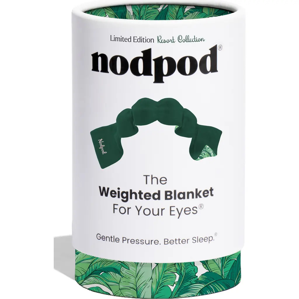 NODPOD Weighted Sleep Mask in Resort Palm at Nordstrom | Nordstrom