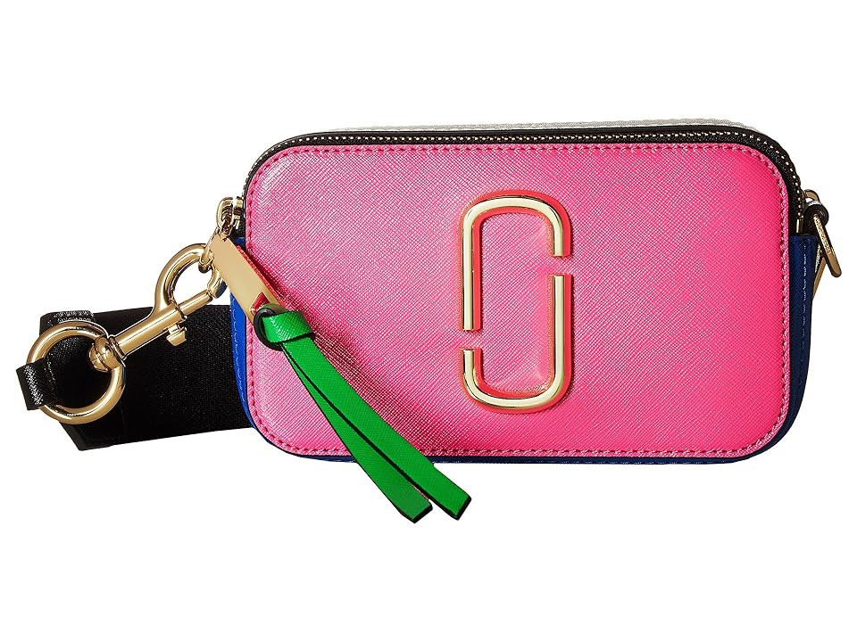Marc Jacobs Snapshot (Vivid Pink Multi) Handbags | Zappos