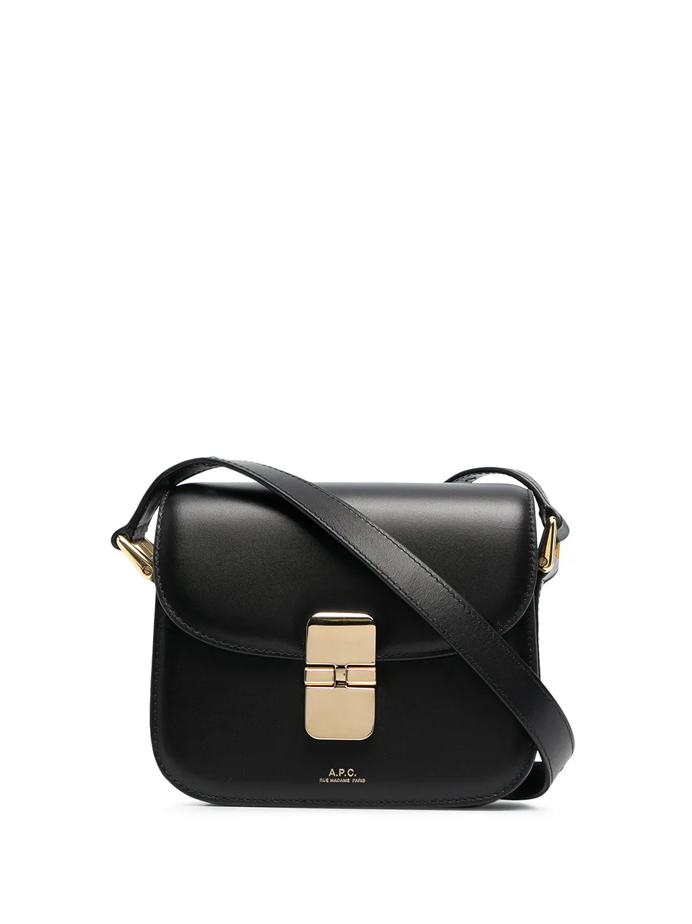 A.P.C. Mini Grace Shoulder Bag | Black | FARFETCH | Farfetch Global