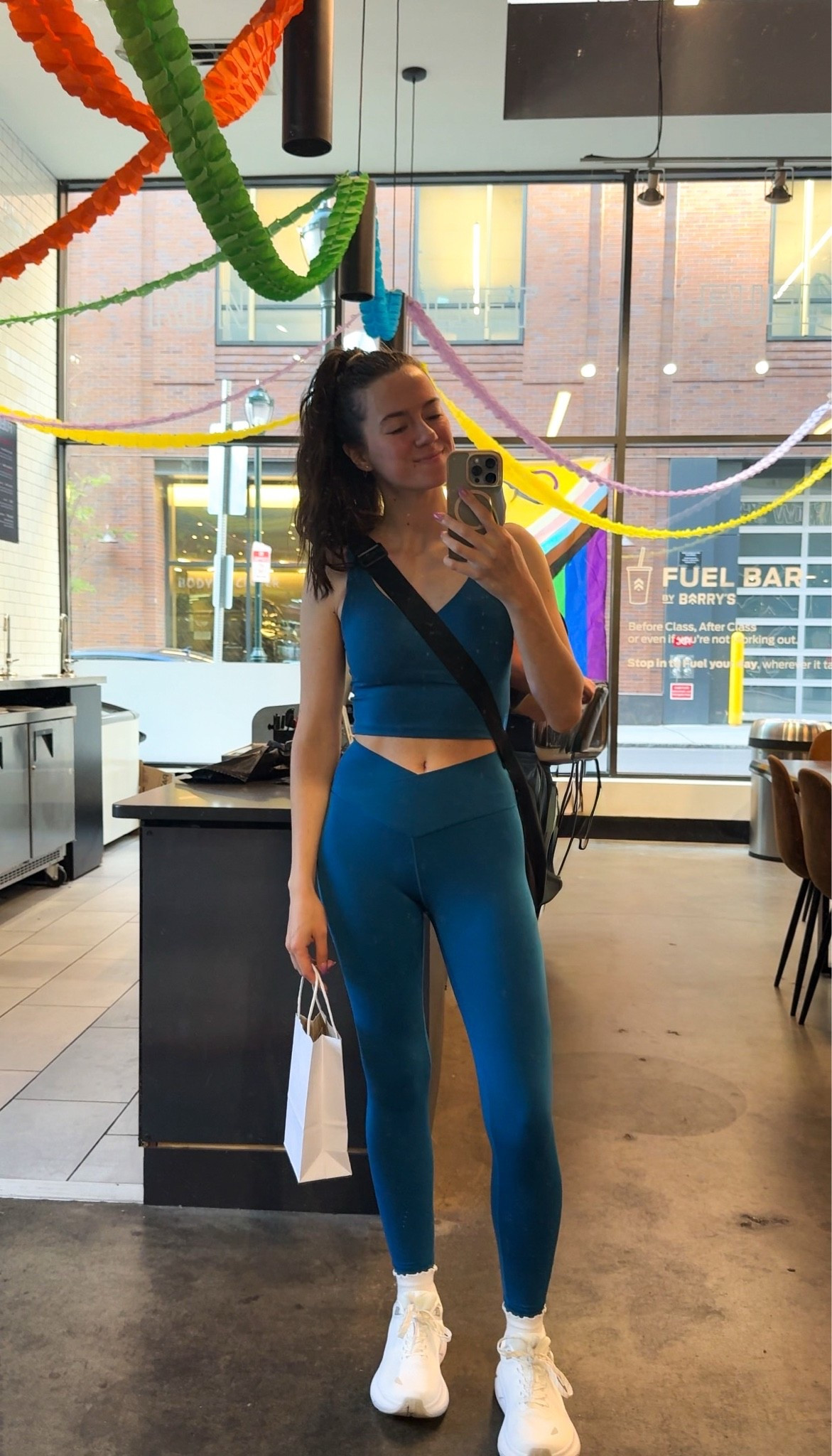 Proof that a cute matching set makes any workout worth it 💙 Love the crossover waist and fit on this @aerie set so comfortable, flattering, and lightweight.

#AerieRealmakers @Aerie

#LTKfitnessgoals #LTKPetite #LTKActive