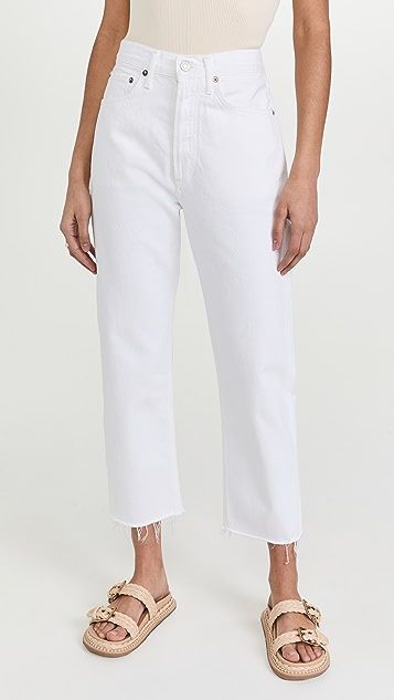 90's Crop: Mid Rise Loose Straight Jeans | Shopbop