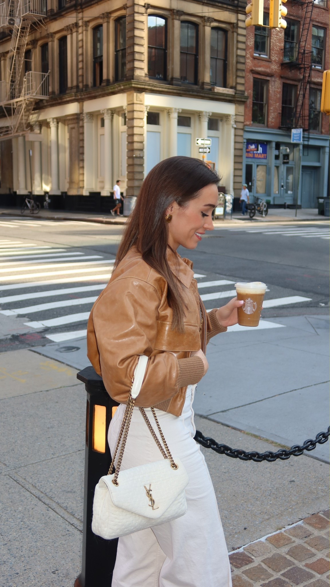 Fall NYC Coffee Run Outfit @parisinnewyork #bomberjacket #camel #whitedenim #yslbag

#LTKStyleTip #LTKPetite #LTKSeasonal