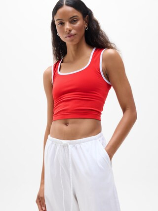 Renew Seamless Square Neck Crop Tank | Athleta Canada