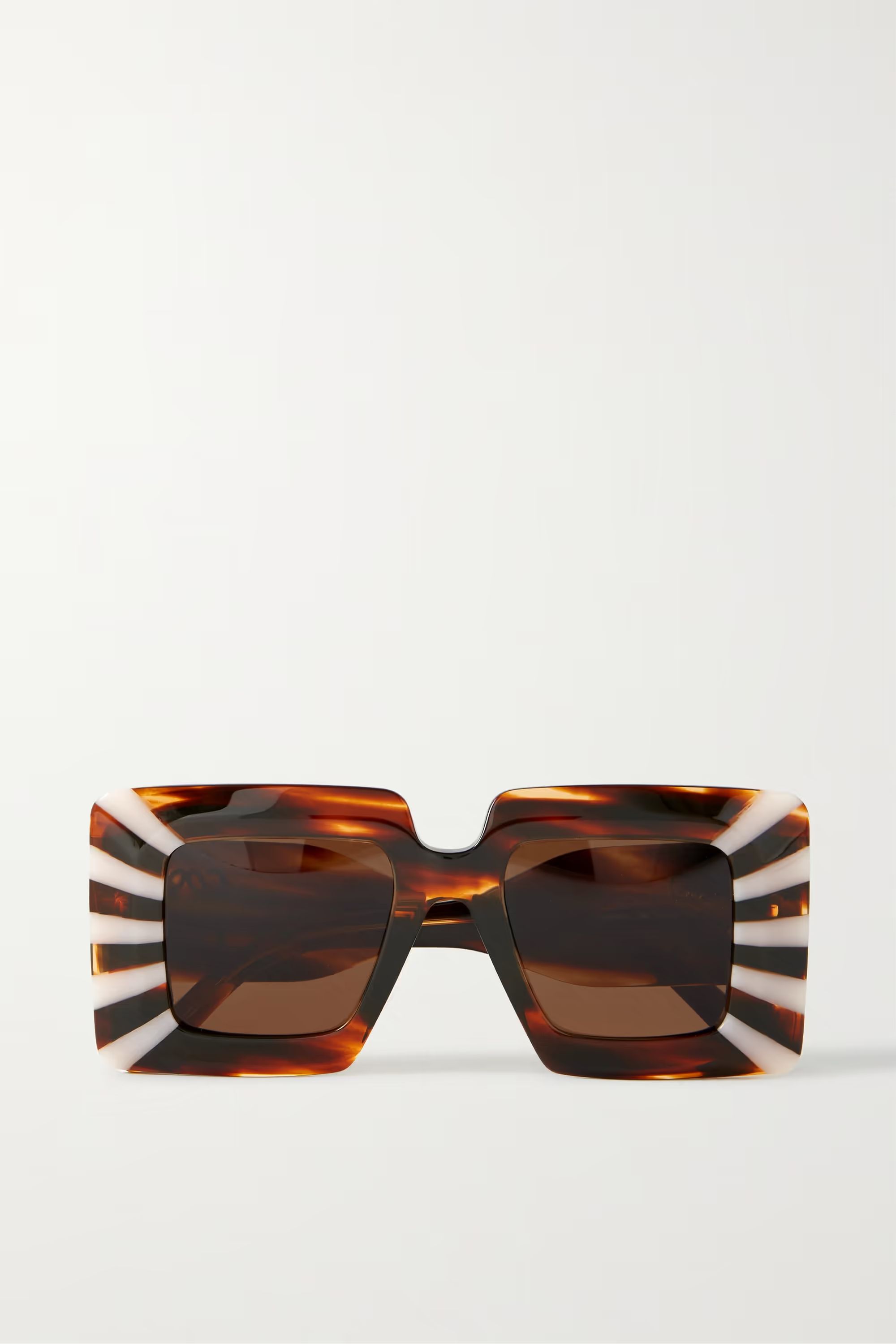 Oversized square-frame tortoiseshell acetate sunglasses | NET-A-PORTER APAC