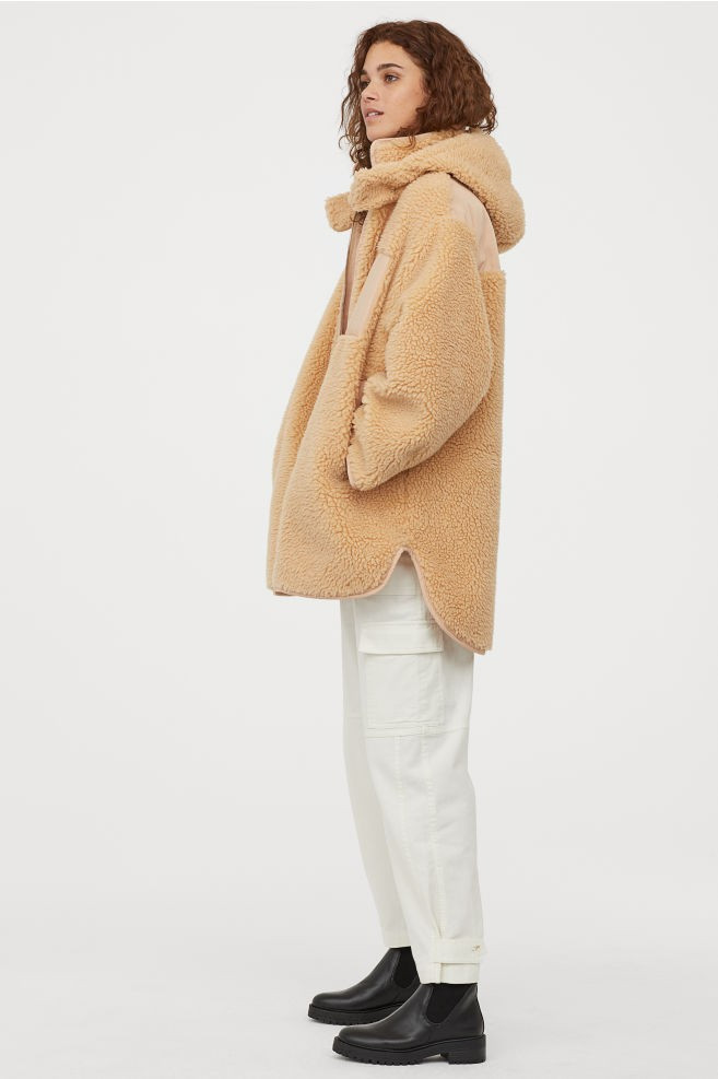 Oversized Pile Jacket | H&M (US + CA)