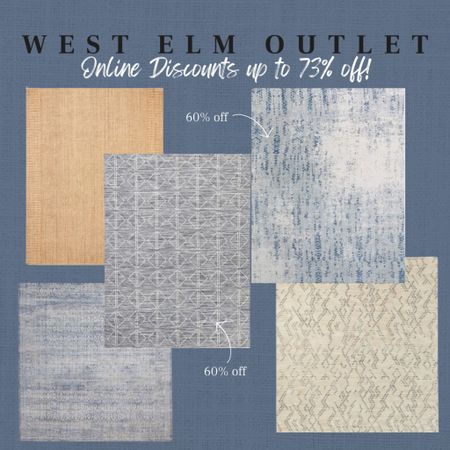 CLICK THE FIRST PHOTO TO VIEW THE FULL ONLINE WEST ELM OUTLET SECTION!

West Elm Outlet rugs for 60% off! 

#LTKhome #LTKsalealert