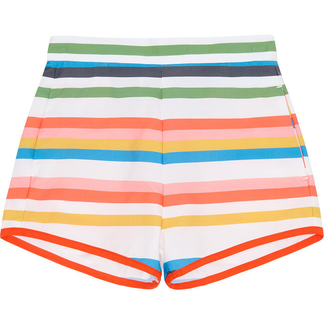 Short List Pullon Shorts, Multi-Stripe | Maisonette