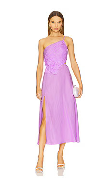 Yumi Kim Romy Dress in Lilac Linen from Revolve.com | Revolve Clothing (Global)