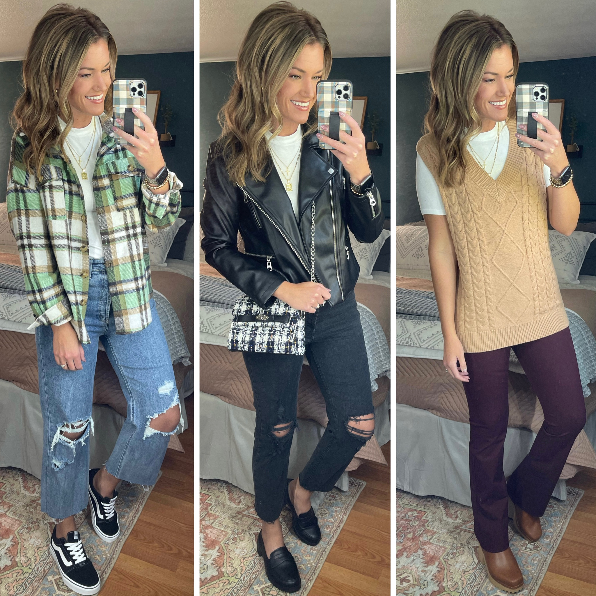 Styling a short sleeve mock neck top 

#LTKunder100 #LTKSeasonal #LTKworkwear