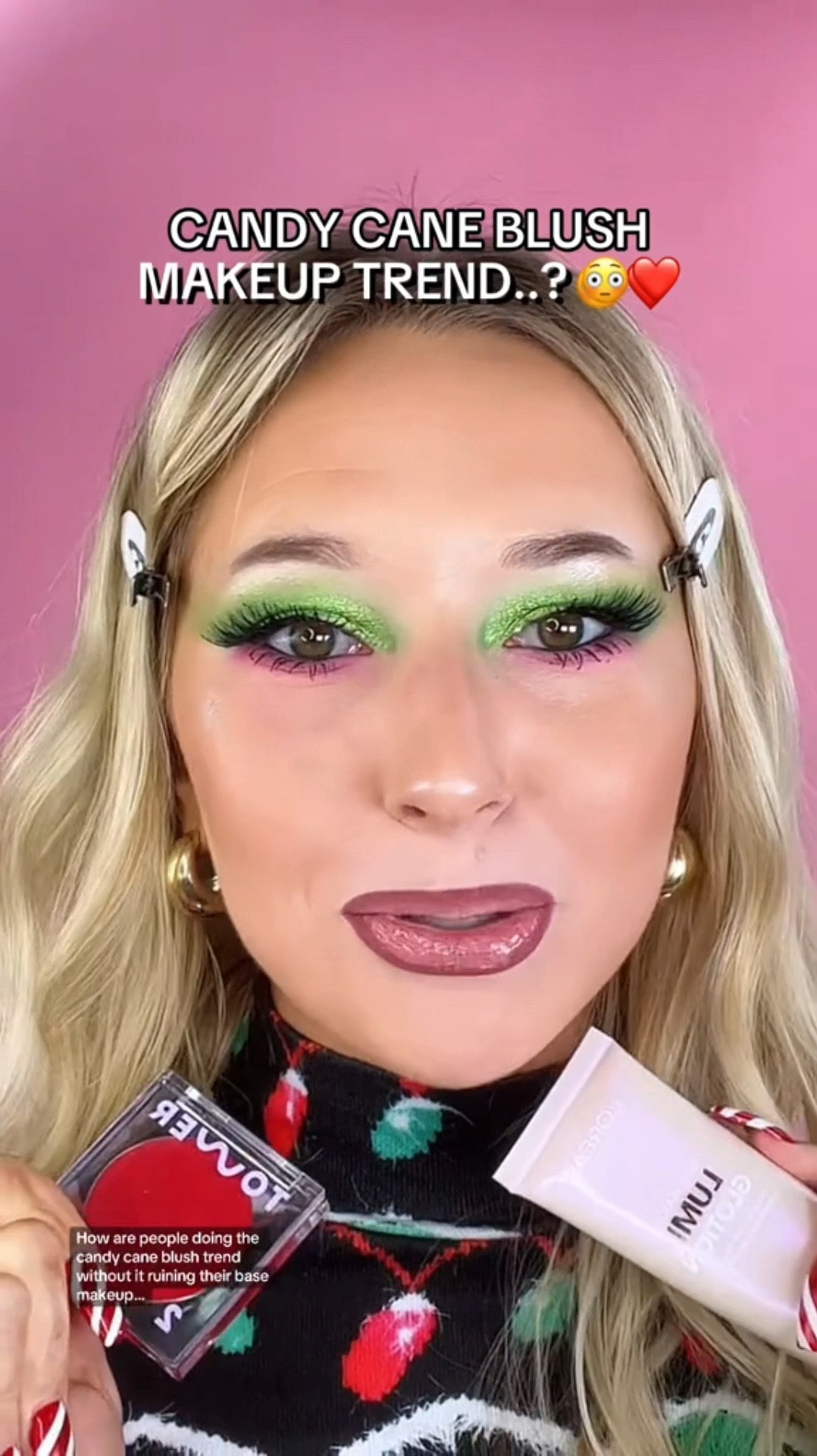 Candy cane blush trend for a quick holiday makeup look!


#LTKCyberWeek #LTKHoliday #LTKBeauty