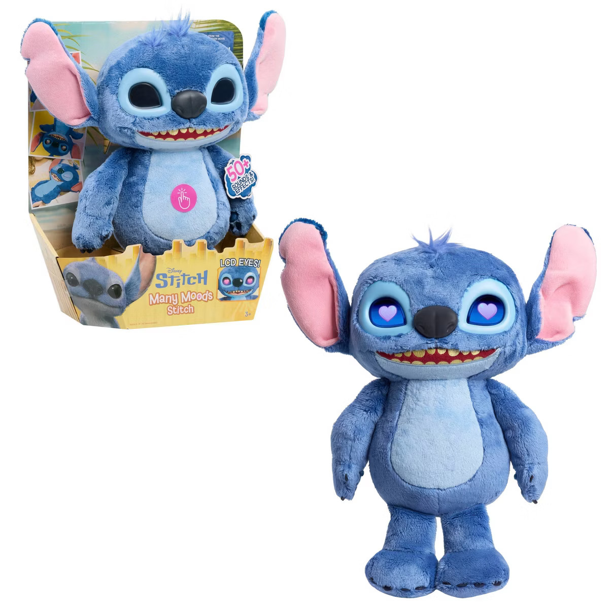 Lilo & Stitch Many Moods of Stitch Feature Plush | Target