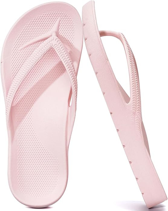 Flip Flops for Women and Men with Arch Support Comfortable Recovery Slide Sandals Slip Resistant ... | Amazon (US)