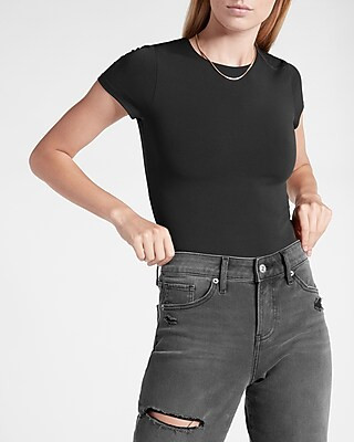 Body Contour High Compression Crew Neck Tee | Express