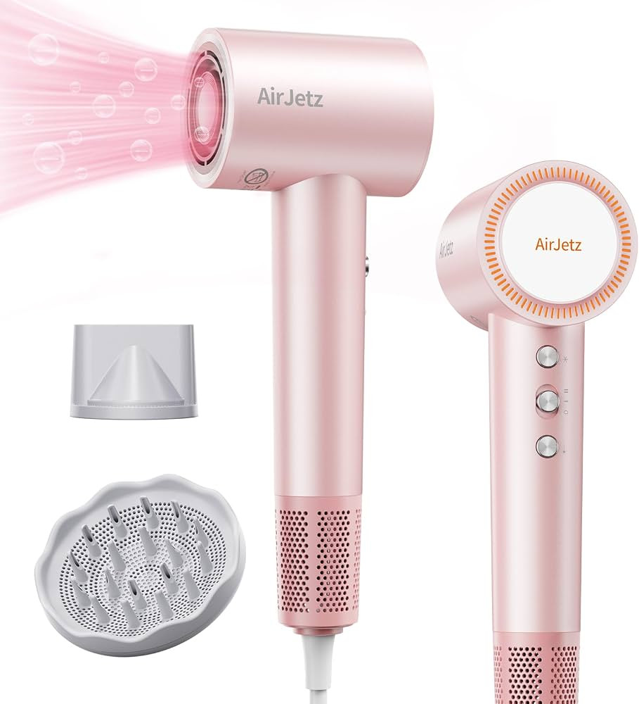 Hair Dryer, 110,000 RPM High-Speed Ionic Blow Dryer for Fast Drying, 1400W Professional Lightweig... | Amazon (US)