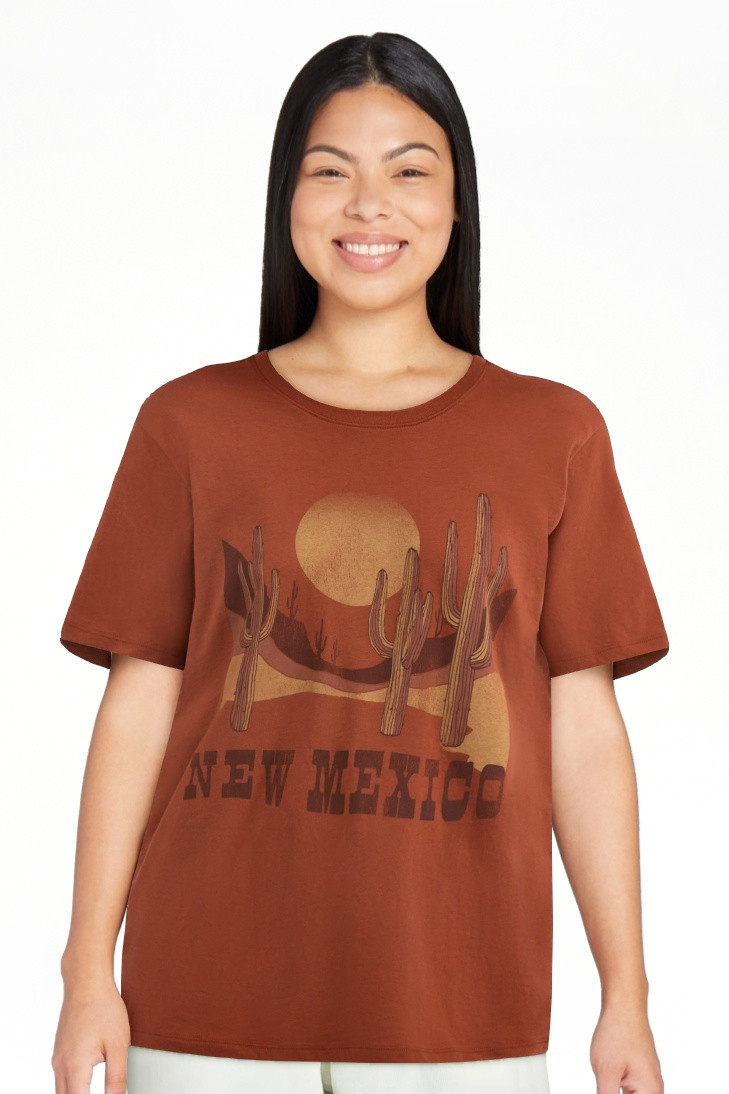 Time and Tru New Mexico Women's Graphic Tee, Sizes XS-XXXL | Walmart (US)