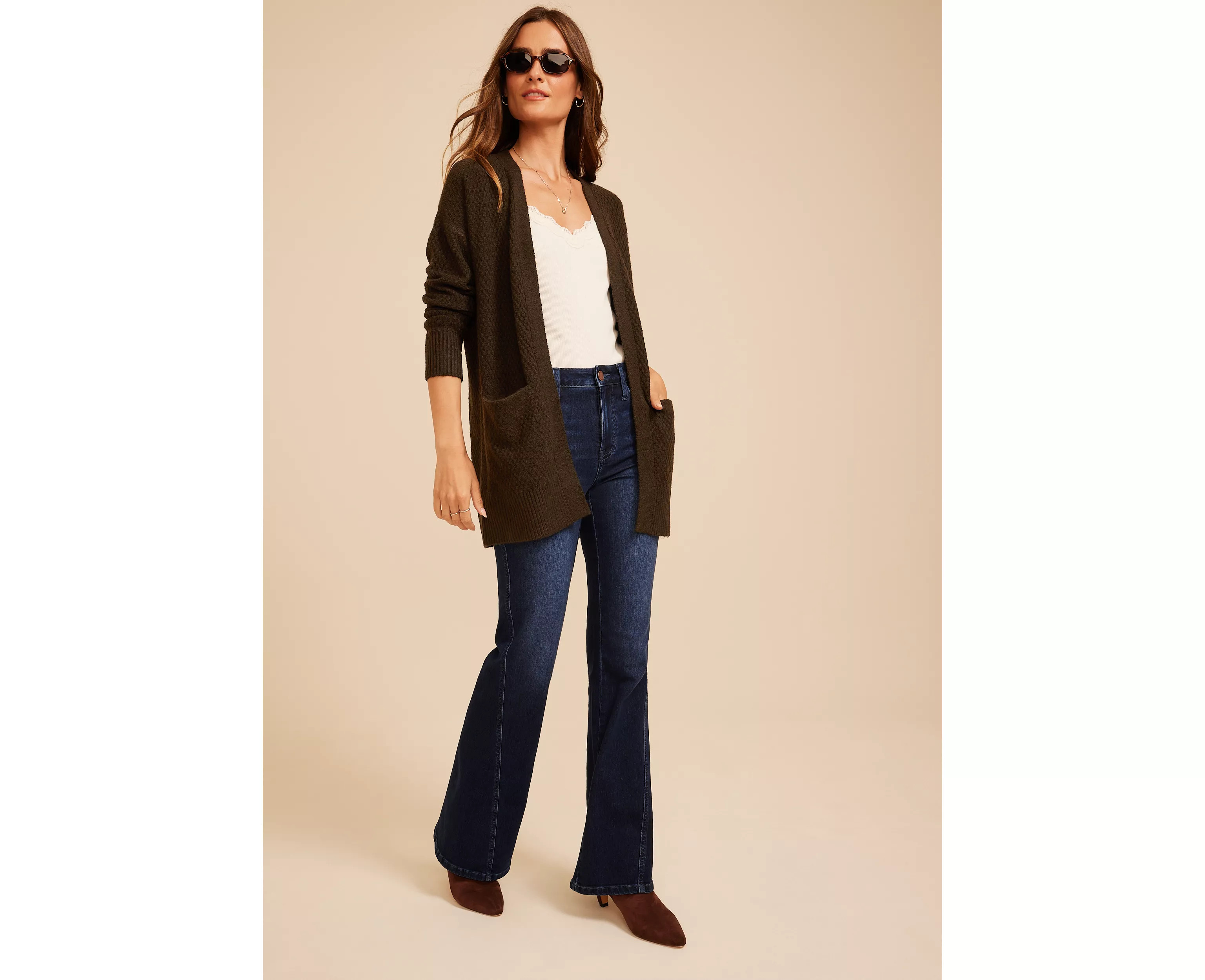 90s Slouch Open Front Cardigan | maurices | Maurices