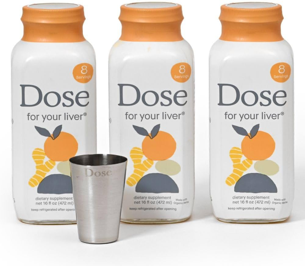 DOSE for Your Liver Cleanse Detox & Repair, Made with Organic Milk Thistle Supplement with Turmer... | Amazon (US)