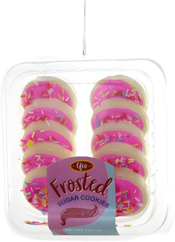 Cody Foster & Co Pack of Pink Frosted Sugar Cookie Ornaments, Realistic Details | Amazon (US)