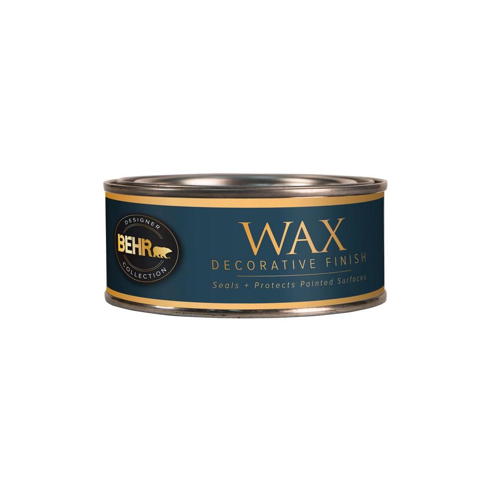 8 oz. Clear Interior Chalk Decorative Wax Paint | The Home Depot