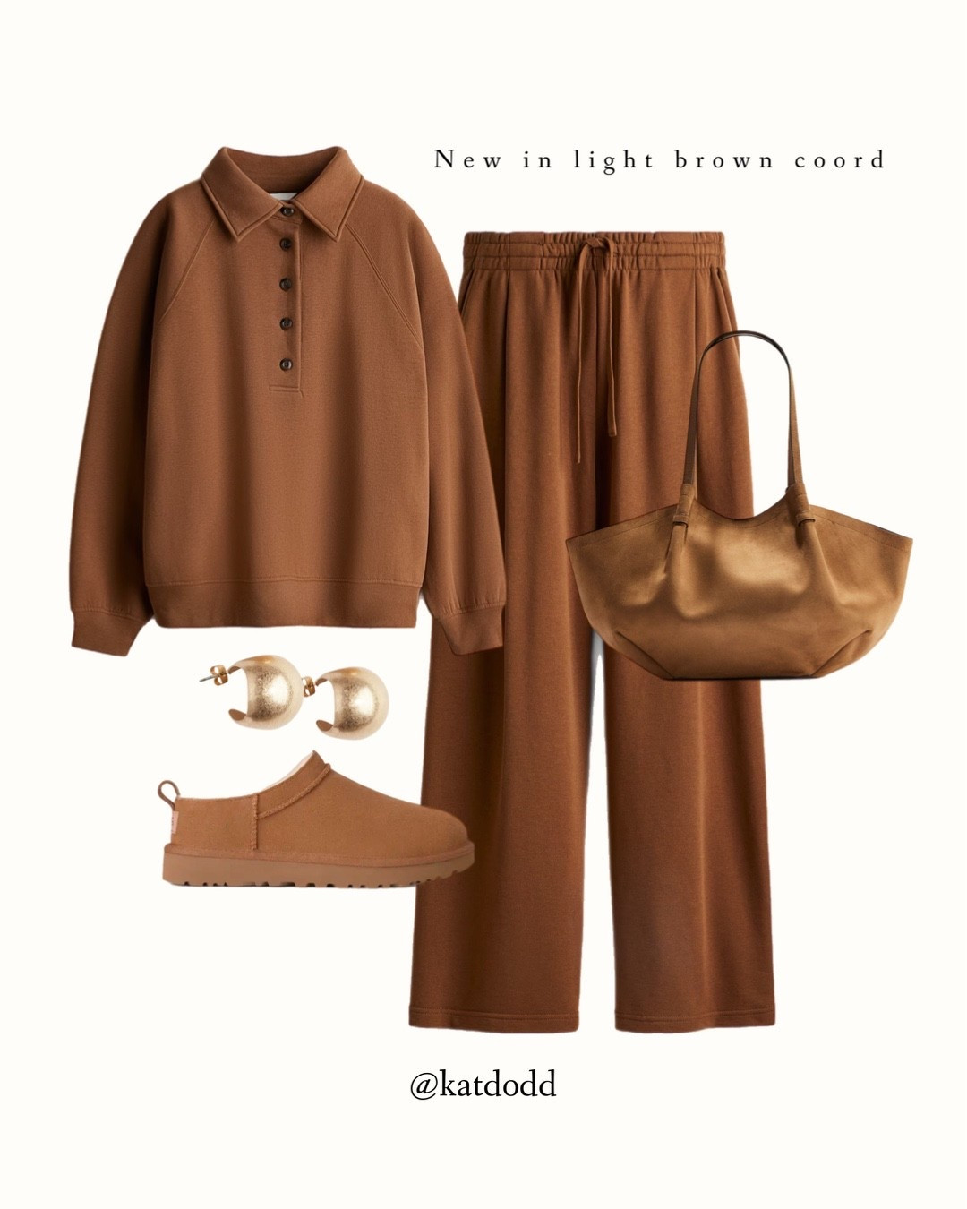 New in H&M coord! Omg girls how lovely is this colour!!!!🤍🤍🤍 love the way this sweatshirt looks with the buttons undone! Stunning🥰🥰🥰

H&M new in coord button up sweatshirt tie waist trousers light brown bronze micro Ugg chestnut viral shopper shoulder bag


#LTKuk #LTKwinter #LTKautumn