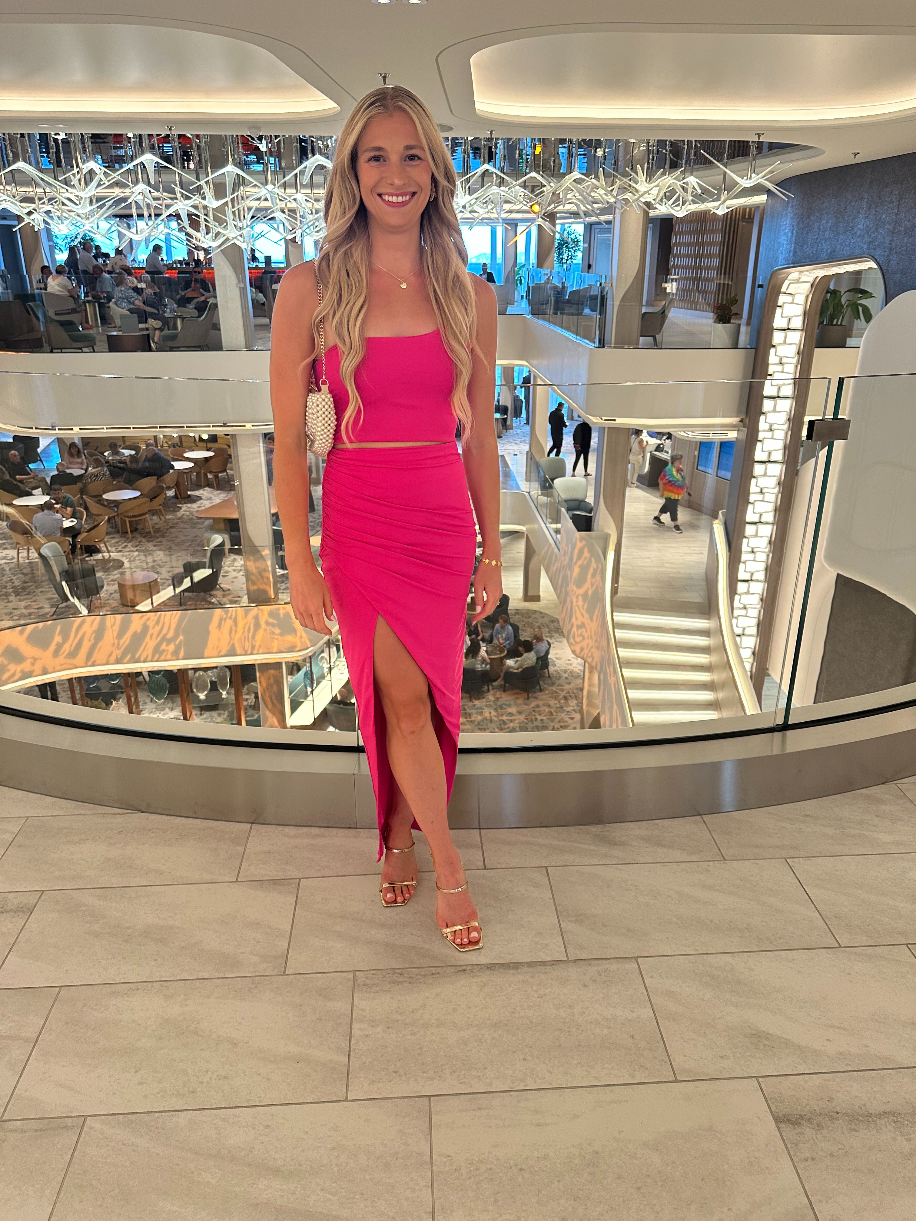 Matching set XS TTS! Has a little stretch!  Love the hot pink color. 

Vacation outfit. Vacation dress. Europe vacation. Europe outfit. Summer dress. Summer styles. European vacation. European vacation outfit. Cruise outfit. Resort wear. Cruise dress. Cruise style. Matching set. 
 

 #LTKFindsUnder100