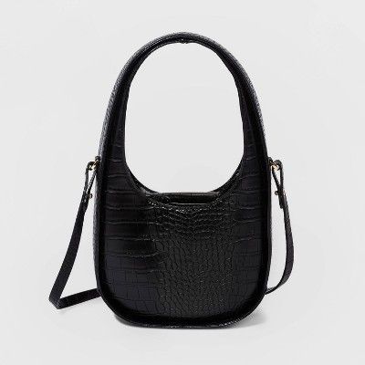 Alligator Print Mini Crescent Tote Handbag - A New Day™ | Target