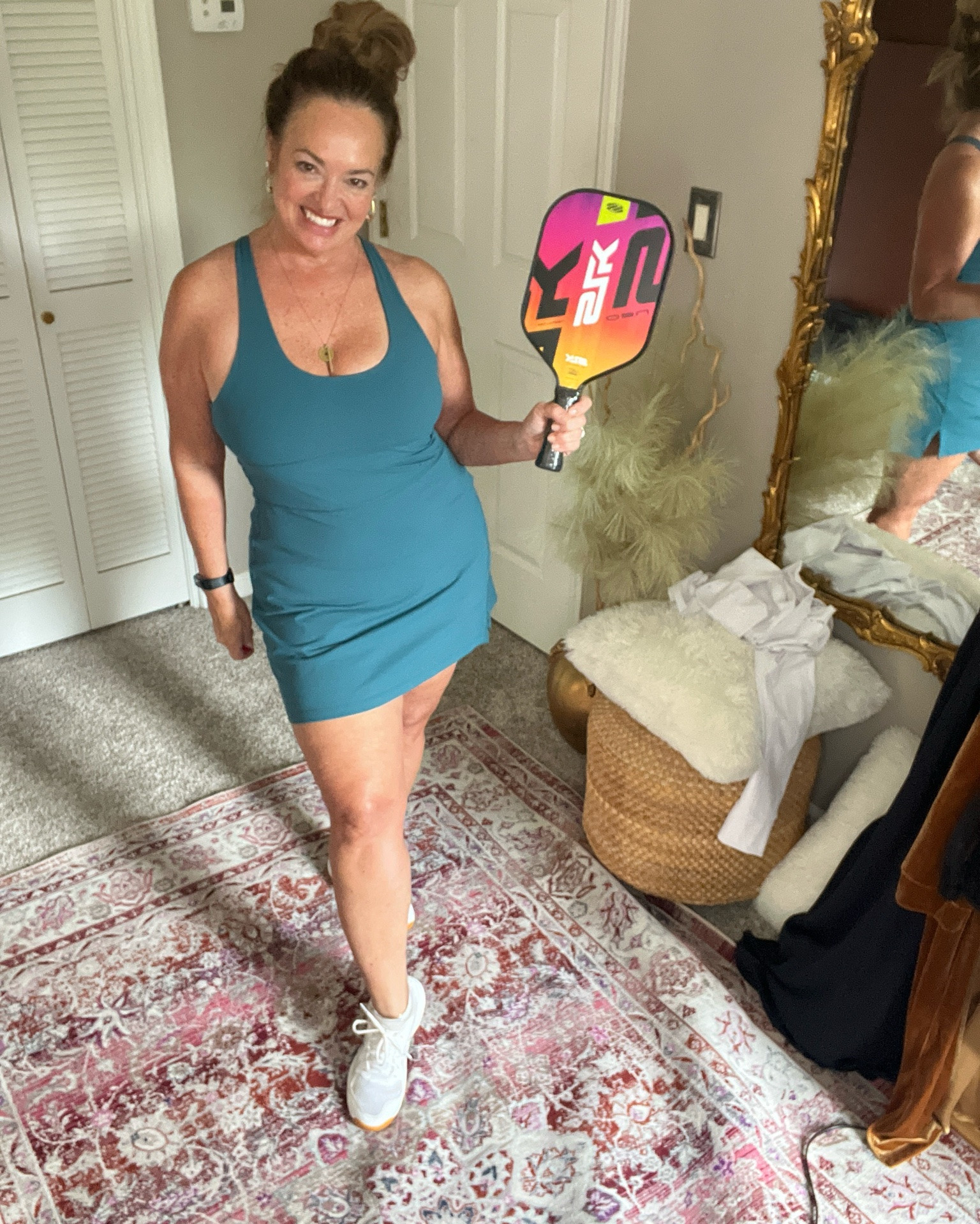 Athliesure tennis pickle dress with built in shorts and the cutest fitted sports jacket.

#LTKmorningroutine #LTKActive #LTKfitnessgoals