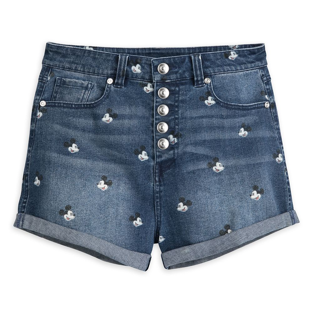 Mickey Mouse Denim Shorts for Juniors | Disney Store