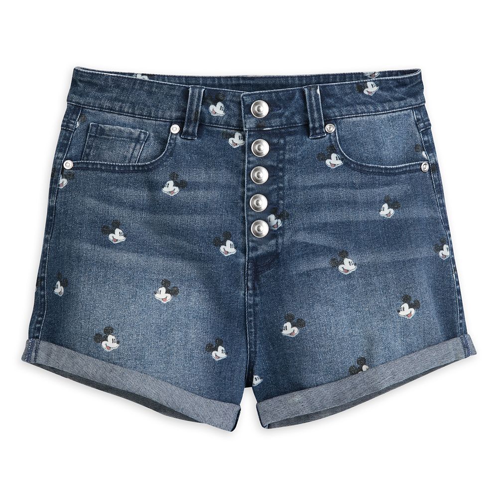 Mickey Mouse Denim Shorts for Juniors | Disney Store