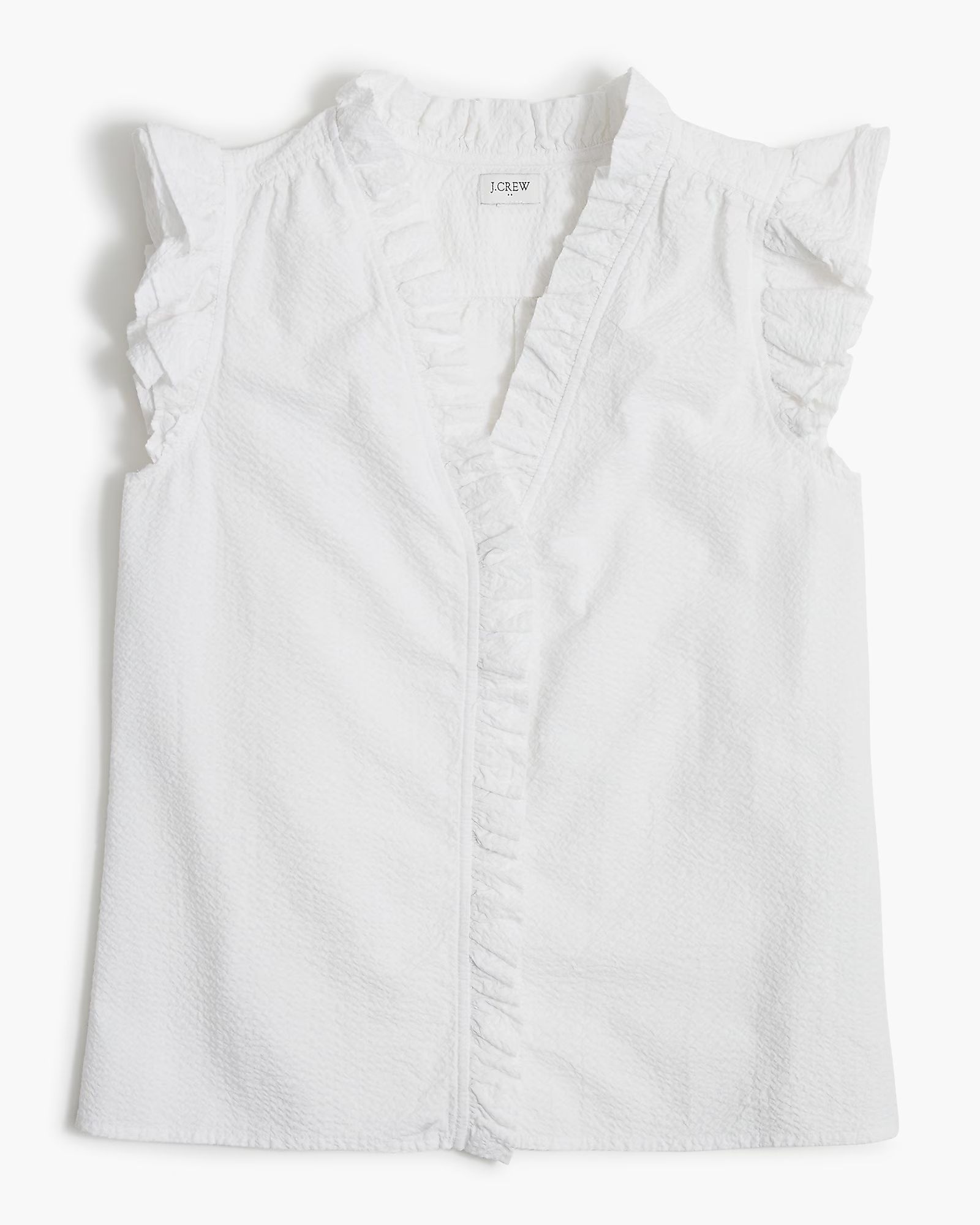 Sleeveless ruffle top | J.Crew Factory