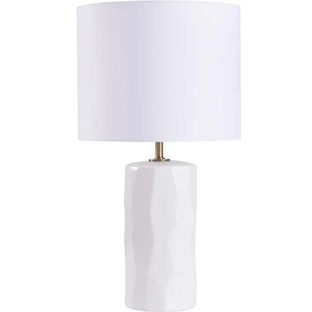 Mainstays White Ceramic Table Lamp, 17"H | Walmart (US)