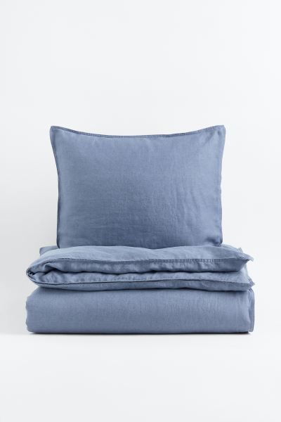 Linen Twin Duvet Cover Set | H&M (US + CA)