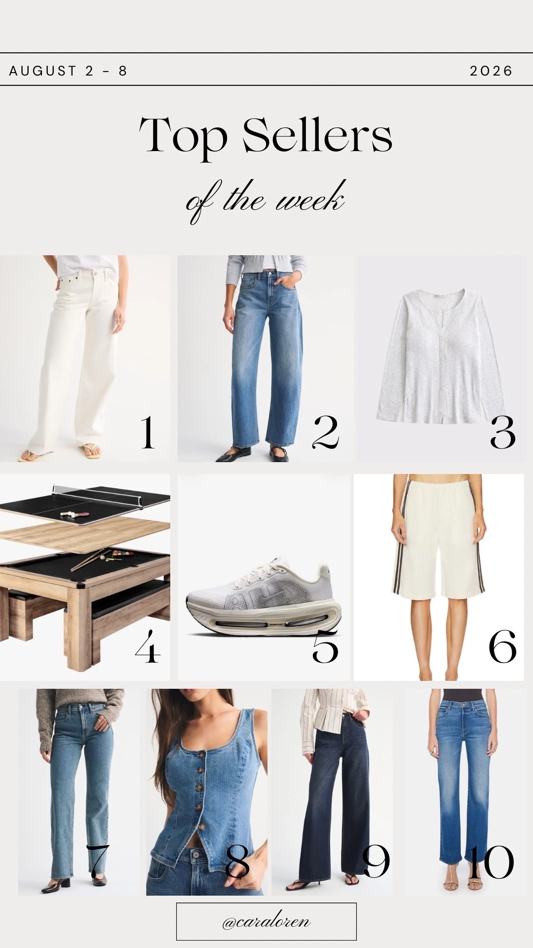 Last week’s best sellers!

#LTKHome #LTKPetite #LTKmomlife