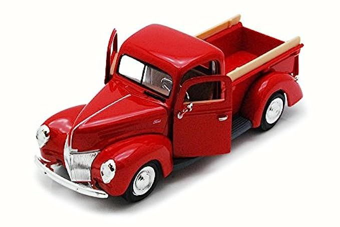 Motor Max 1940 Ford Pick Up truck, Red 73234 - 1/24 Scale Diecast Model Toy Car | Amazon (US)