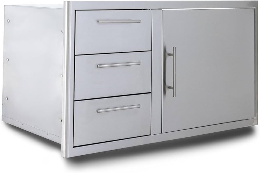 Blaze 39-Inch Stainless Steel Access Door & Triple Drawer Combo - BLZ-DDC-R-39-LTSC | Amazon (US)