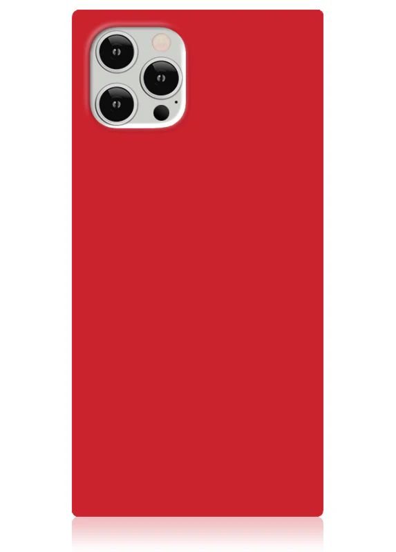 Red SQUARE iPhone Case | FLAUNT
