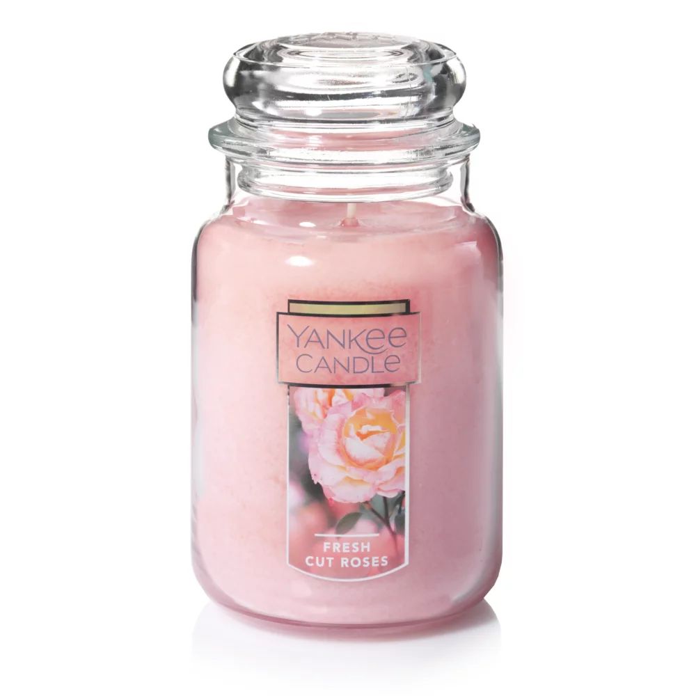 Fresh Cut Roses Original Large Jar Candles - Large Jar Candles | Yankee Candle | Yankee Candle