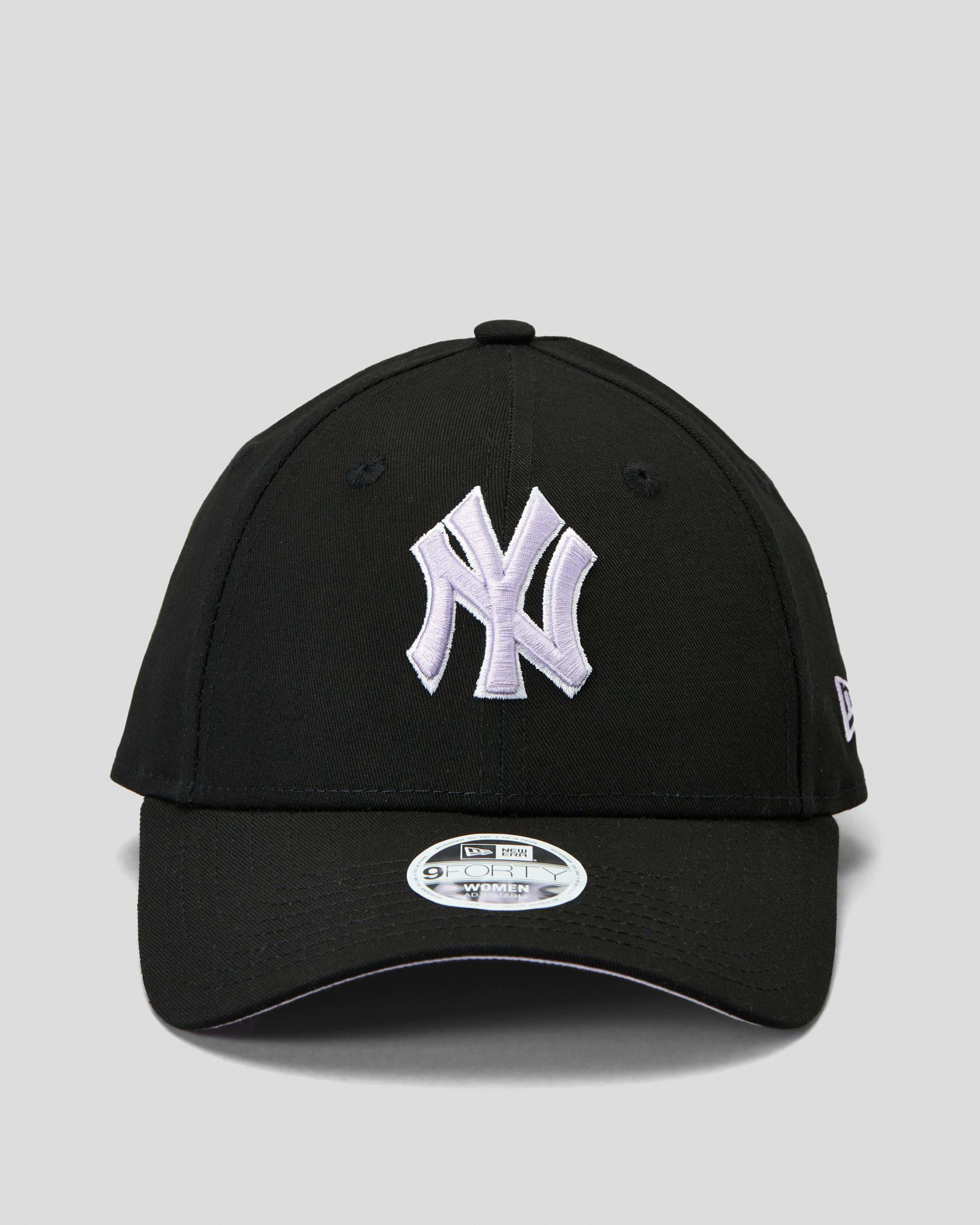 New Era Women's Ny Yankees Cap in Black/Pastel Lilac | City Beach (US)