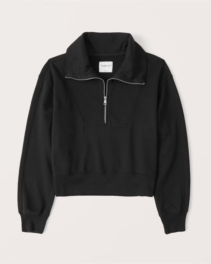 Drama Wedge Half-Zip | Abercrombie & Fitch (US)